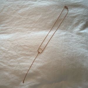 Gold Lariat Necklace